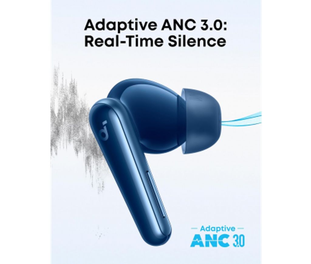 Anker SoundCore Liberty 5 trådløse øretelefoner – blå