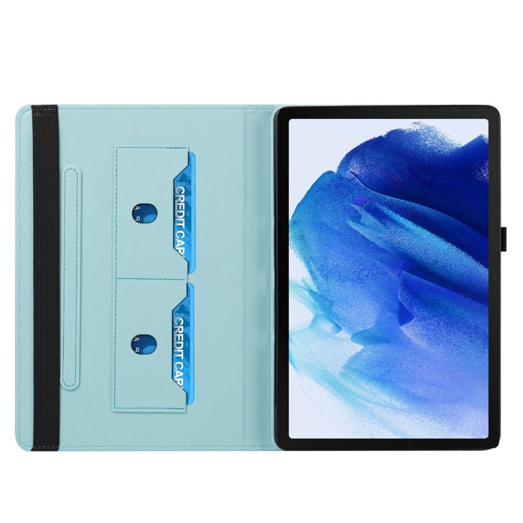 Samsung Galaxy Tab S12 Plus Fodral med Roterbart Stativ - Ljusgrön