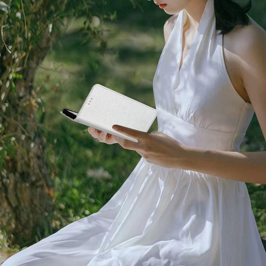 iPhone 12 Pro Max Pungetui med Kortplads - Sølv