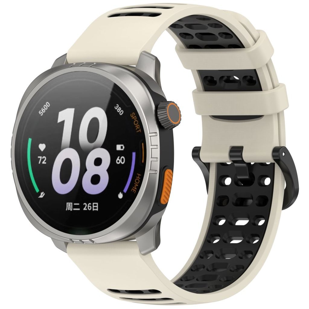 Xiaomi Watch S4 / Keep Watch Pilot 1 kellonranneke, 22 mm - beige / musta