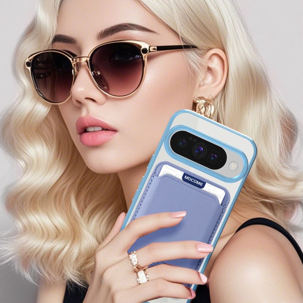 Google Pixel 10 / 10 Pro Case with Wallet - Blue