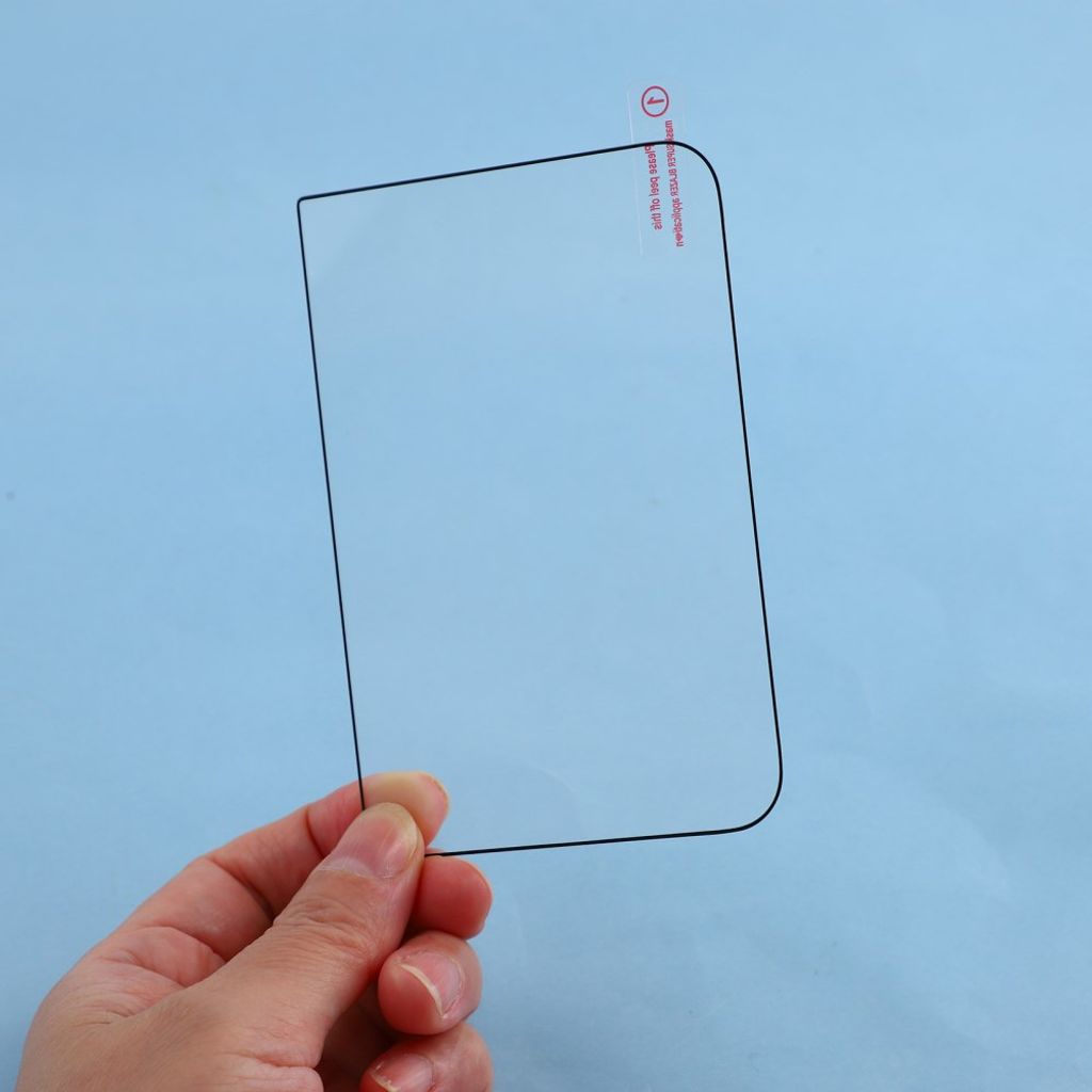 Heldekkende skjermbeskytter i herdet glass til iPhone Fold - svart