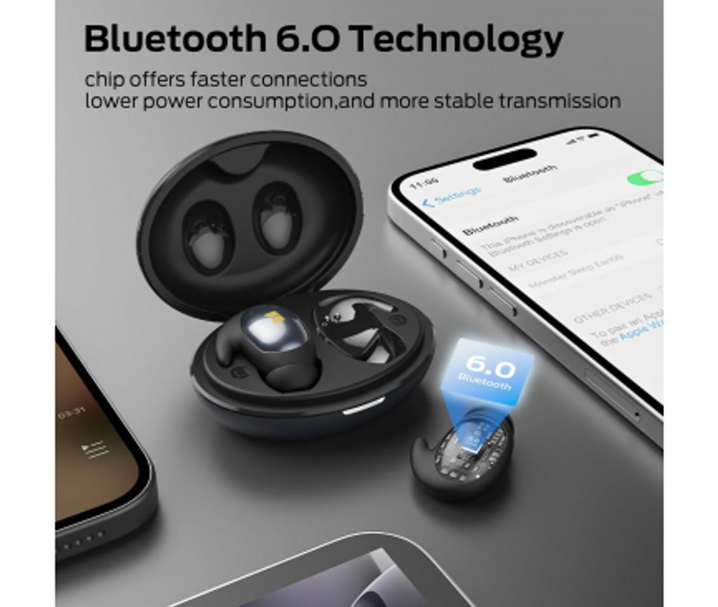 Monster Sleep Ear100 trådløse høretelefoner – sorte