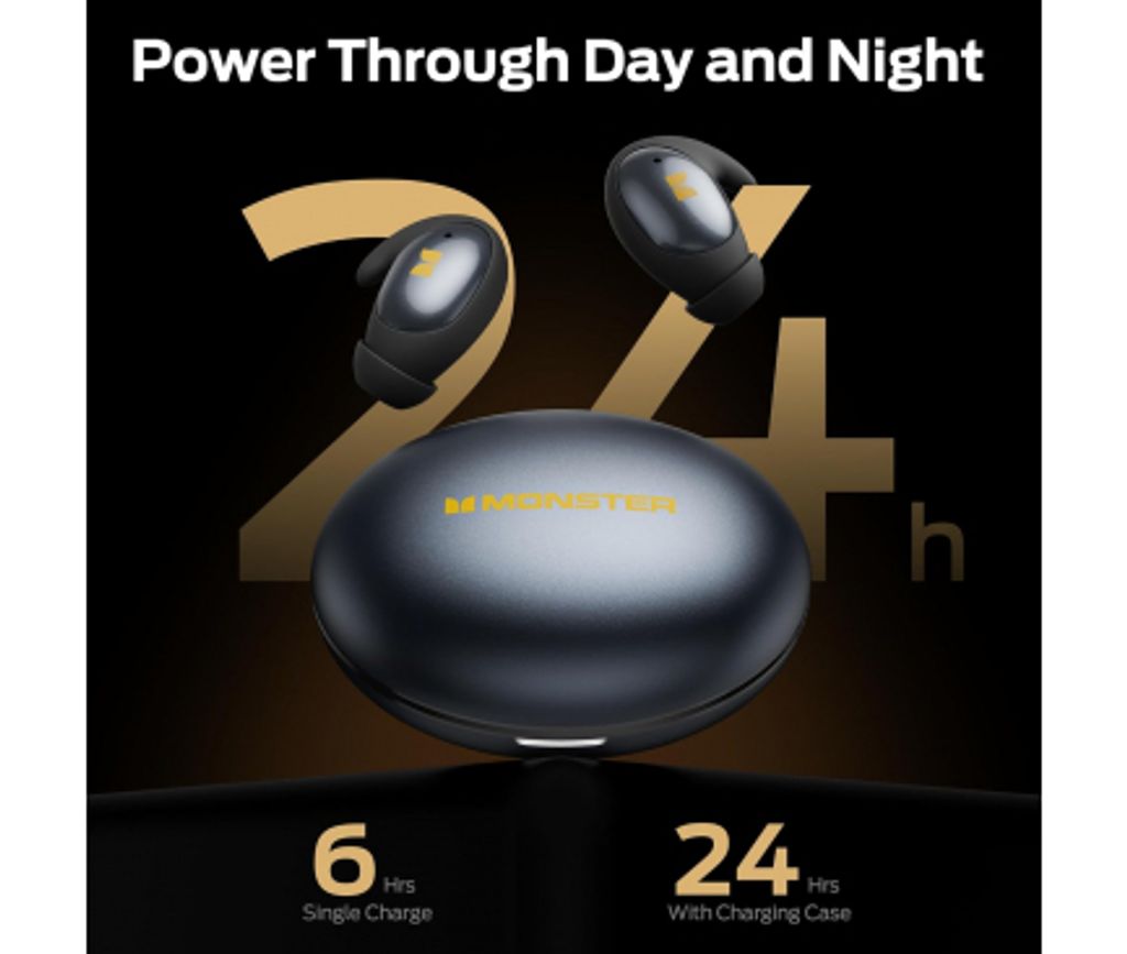 Monster Sleep Ear100 trådløse høretelefoner – sorte