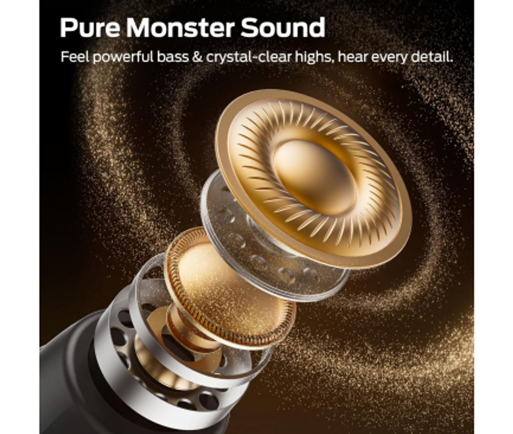 Monster Sleep Ear100 trådløse høretelefoner – sorte