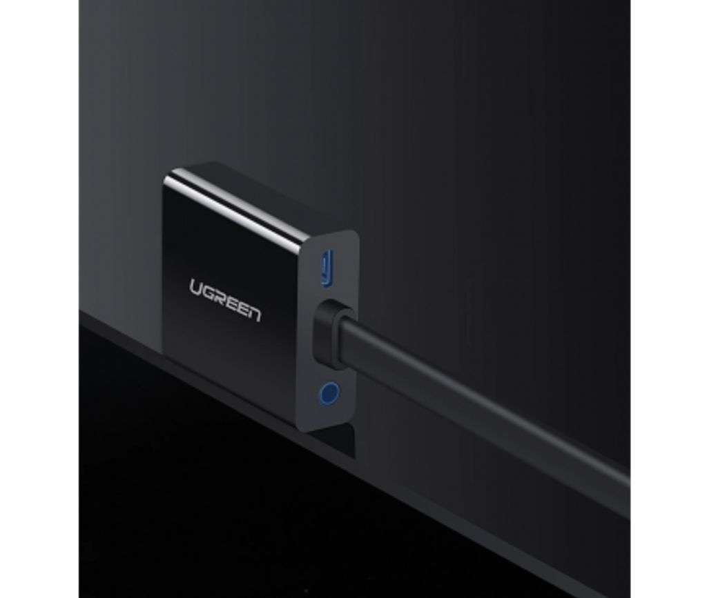 UGREEN MM103 videoadapter HDMI till VGA – Svart