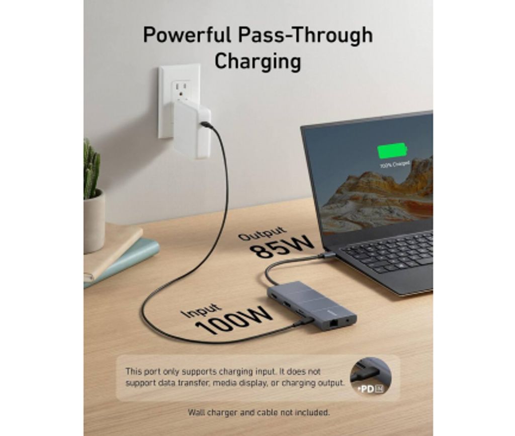Anker PowerExpand USB-C -keskitin USB-A/USB-C /DisplayPort/HDMI/3.5mm/RJ45/SD/microSD
