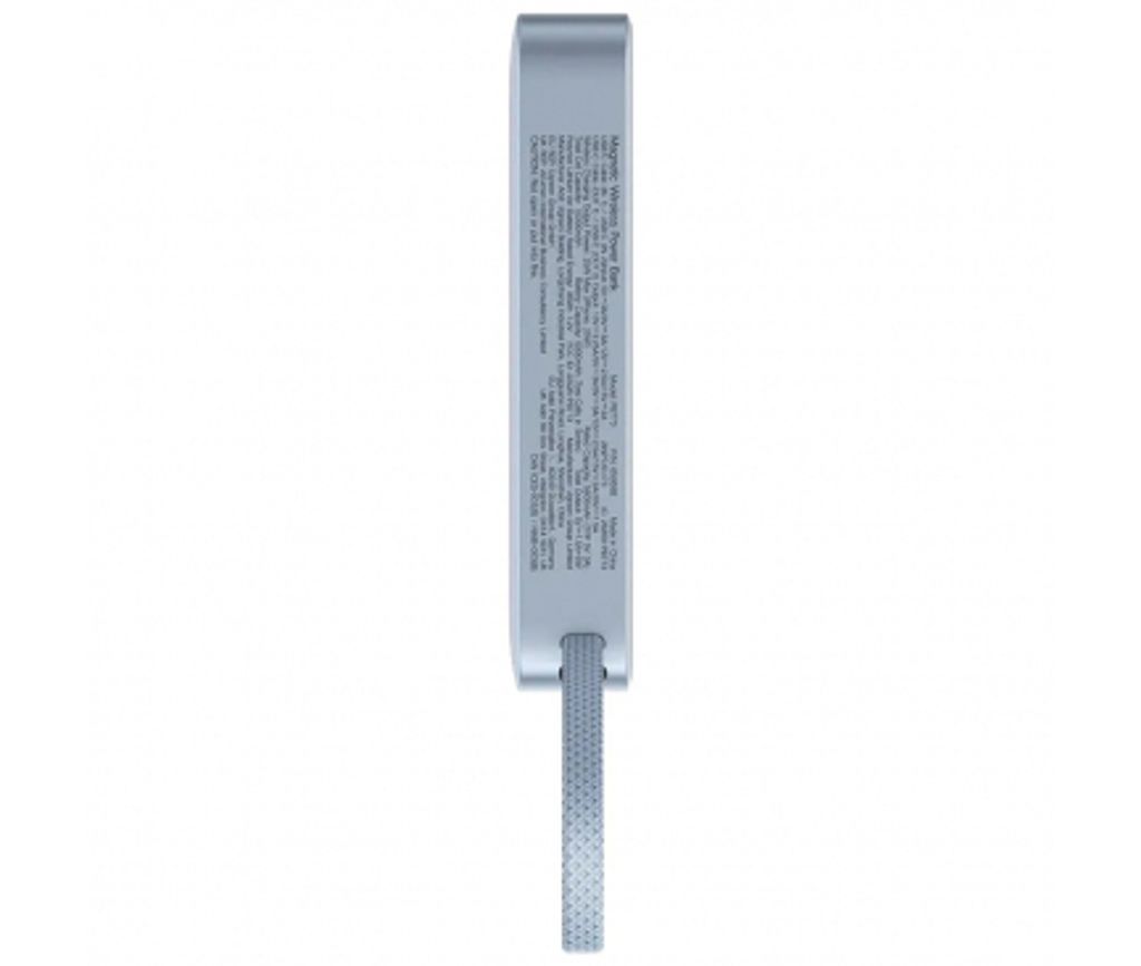 Ugreen MagFlow PB773 MagSafe -varavirtalähde 10000mAh, 25W, USB-C-kaapelilla - sininen