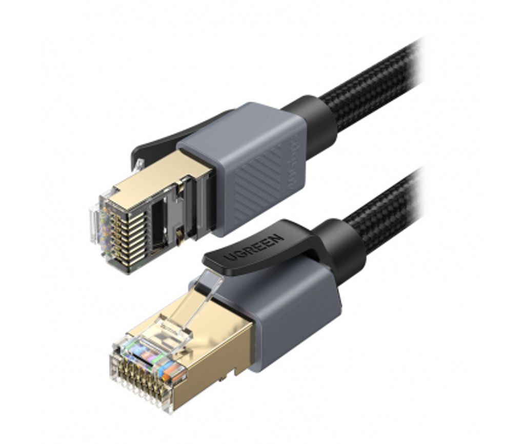 UGREEN NW343 nätverkskabel UTP Cat8 1m – svart