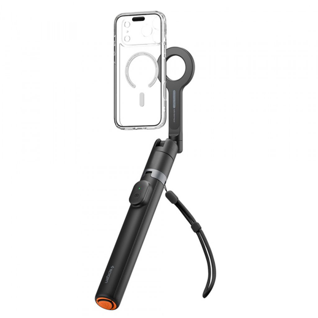 Spigen S582W Bluetooth Selfiekeppi ja Kolmijalka 165cm - Musta