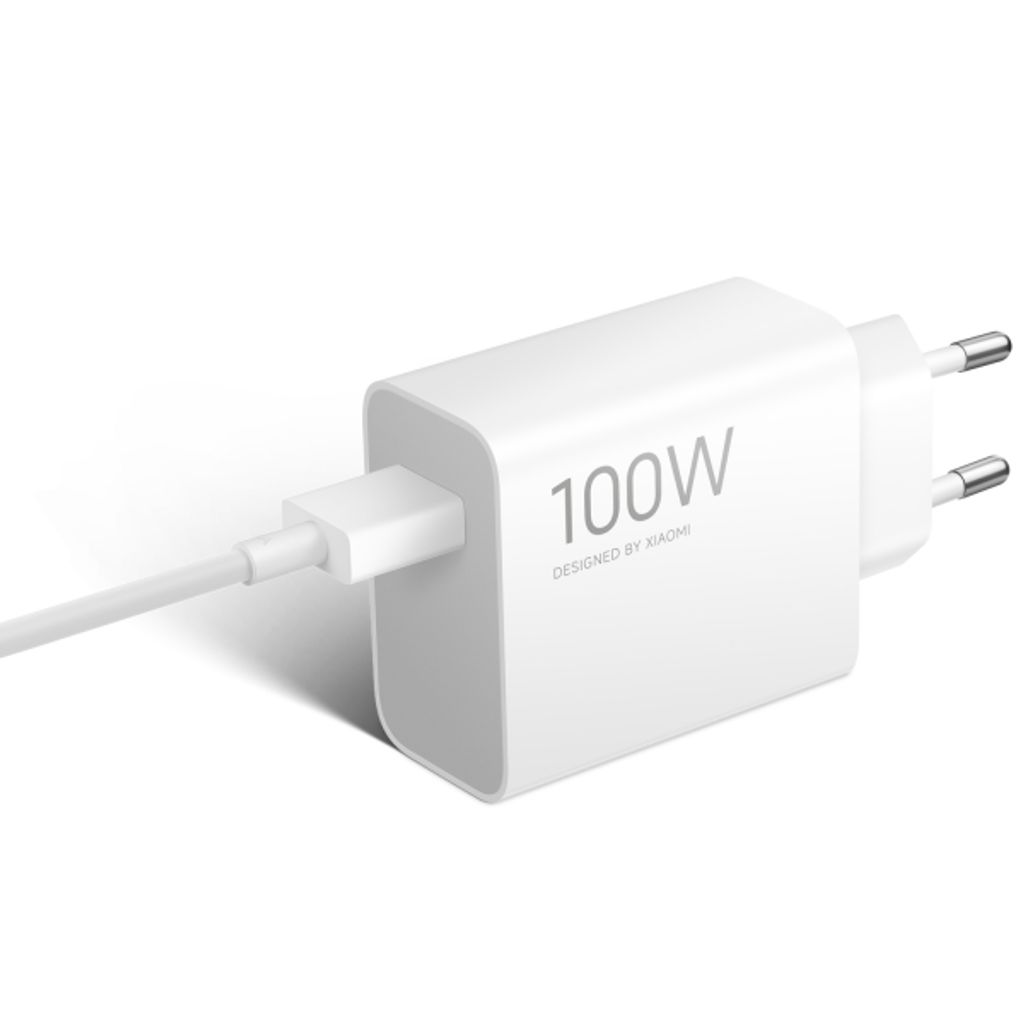 Xiaomi MY-19-ER USB-A -seinälaturi 100W USB-C-kaapelilla – Valkoinen