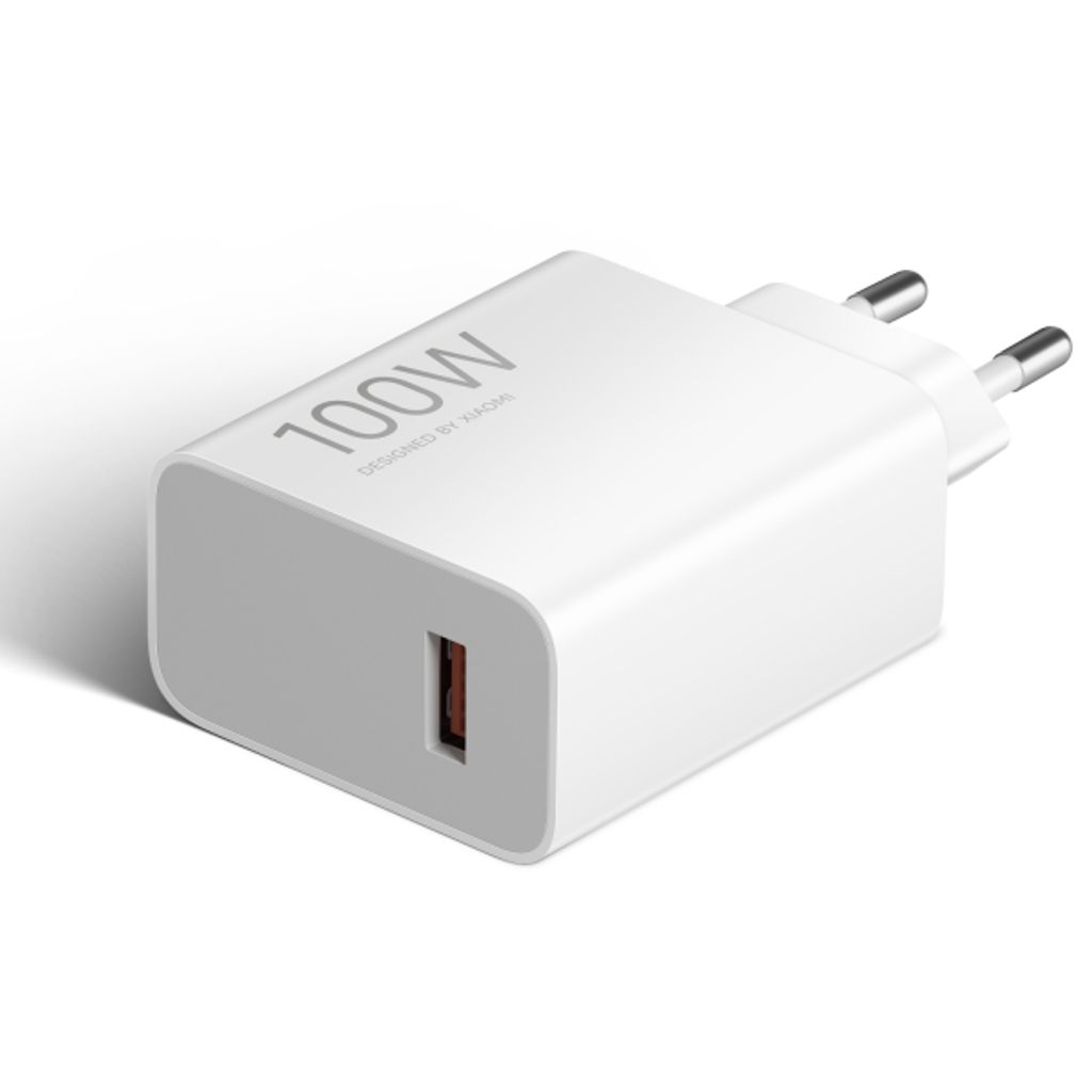 Xiaomi MY-19-ER USB-A -seinälaturi 100W USB-C-kaapelilla – Valkoinen
