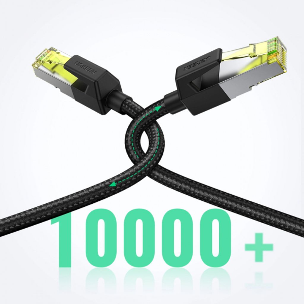 UGREEN NW150 netværkskabel UTP Cat7 5m – sort