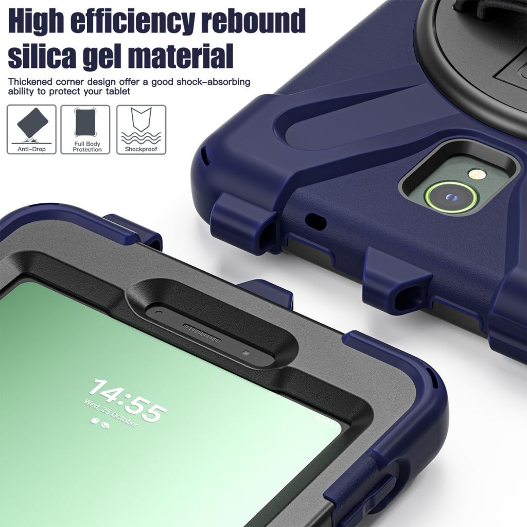 Samsung Galaxy Tab Active5/Active 3 Case Kickstand - Navy Blue