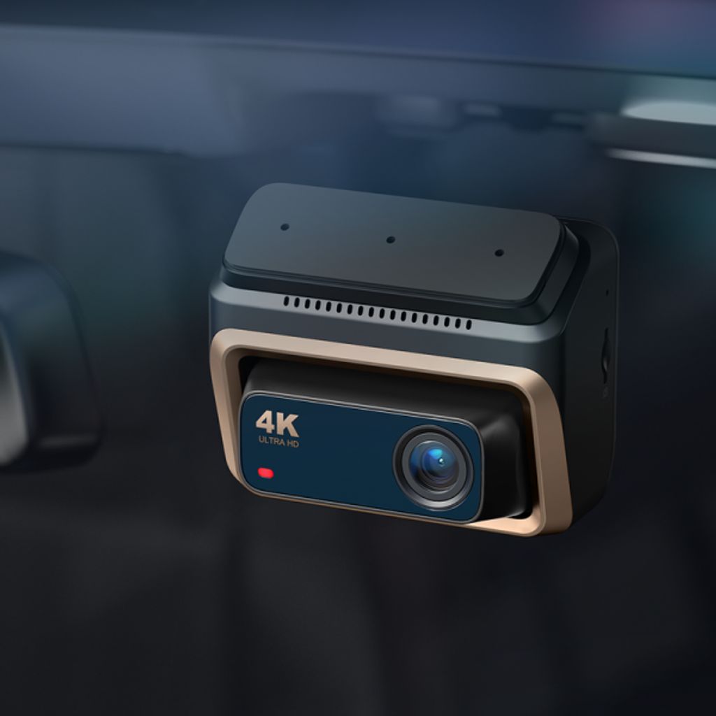 DDPAI Z60 Pro Bilkamera med Bak- & Kupékamera 3-CH, 4K, Wi-Fi, GPS, 3" LCD