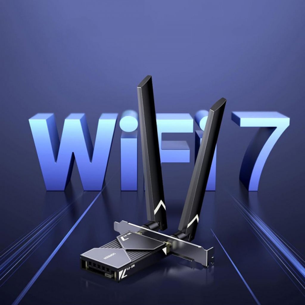Ugreen Expansion Card Wi-Fi BE6500 PCIe högpresterande nätverkskort – svart