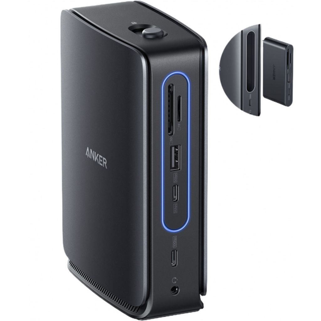 Anker 13-in-1 Monitoimikeskitin USB-C-kaapelilla - Harmaa