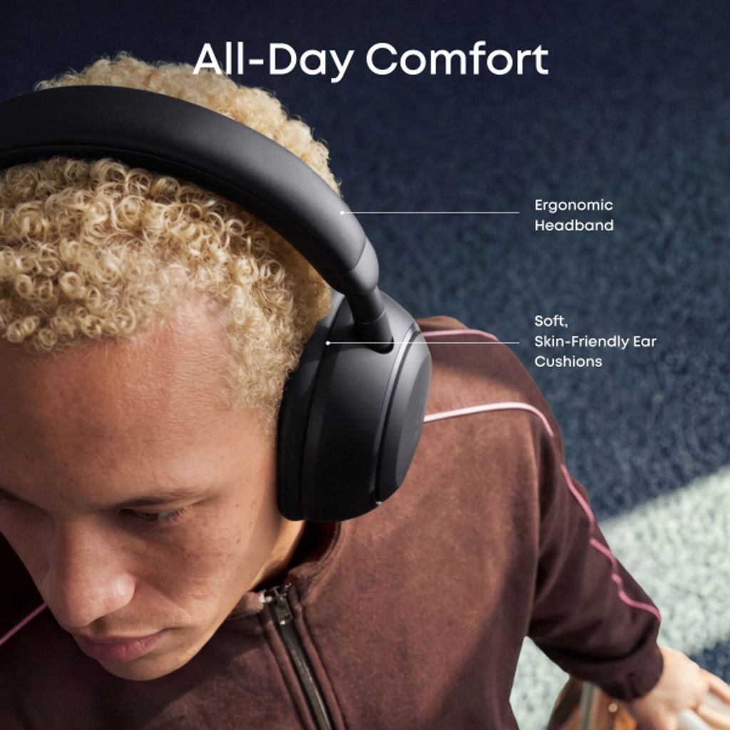 Anker SoundCore Space 2 Bluetooth-korvakuulokkeet melunvaimennuksella – musta