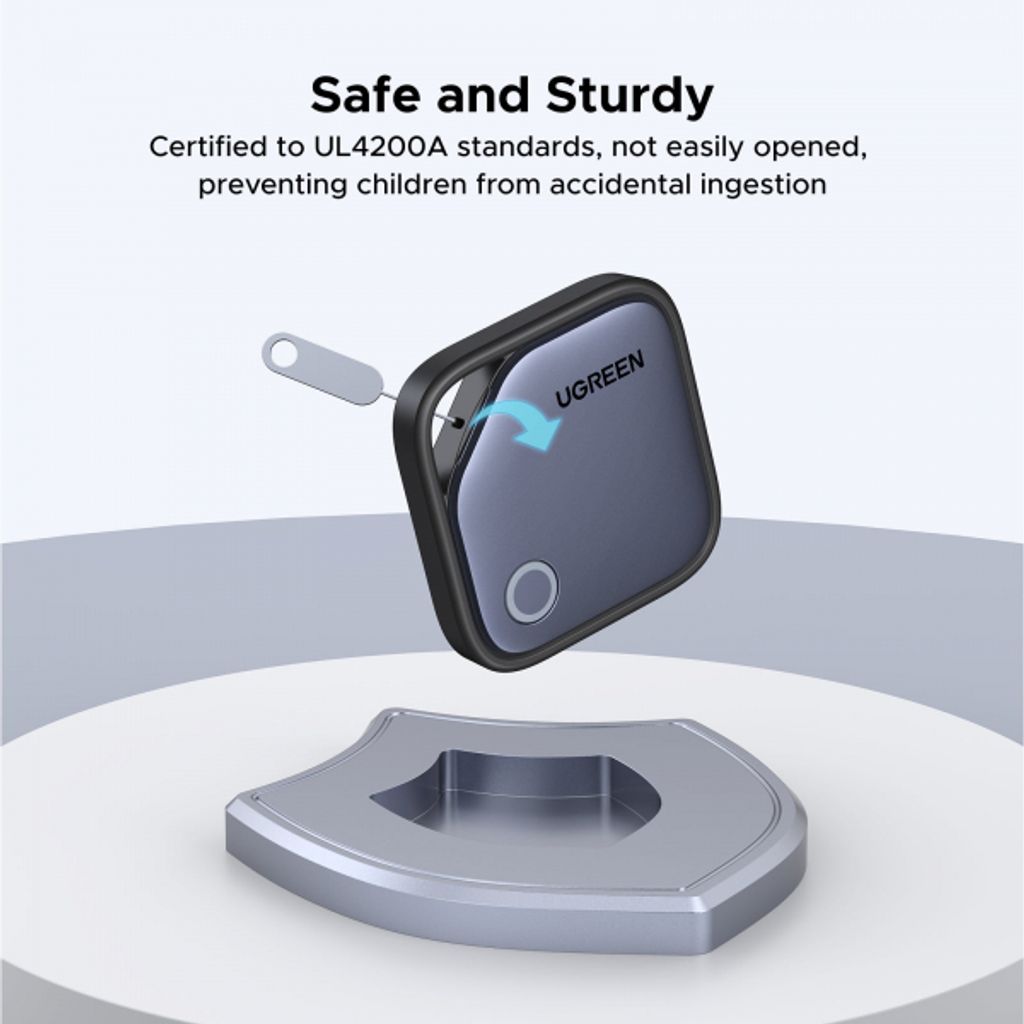 Ugreen SmartTag Pro Smart CM916 bluetooth-paikannin - Musta