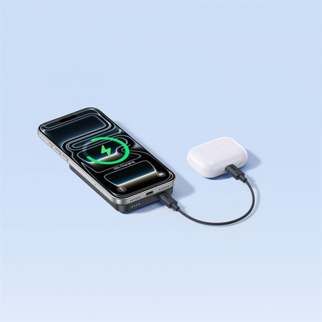 Baseus EnerFill FM11 langaton varavirtalähde 10000mAh 30W MagSafe – musta