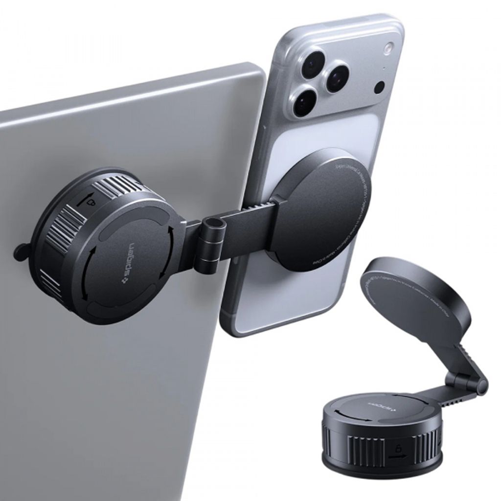 Spigen MagSafe magnetisk bilholder til mobiltelefon – svart