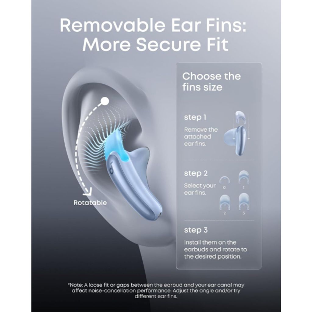 Anker Soundcore Liberty Buds in-ear-hodetelefoner ANC – Blå