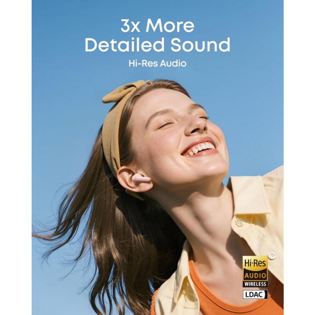 Anker Soundcore R60i in-ear høretelefoner ANC - pink