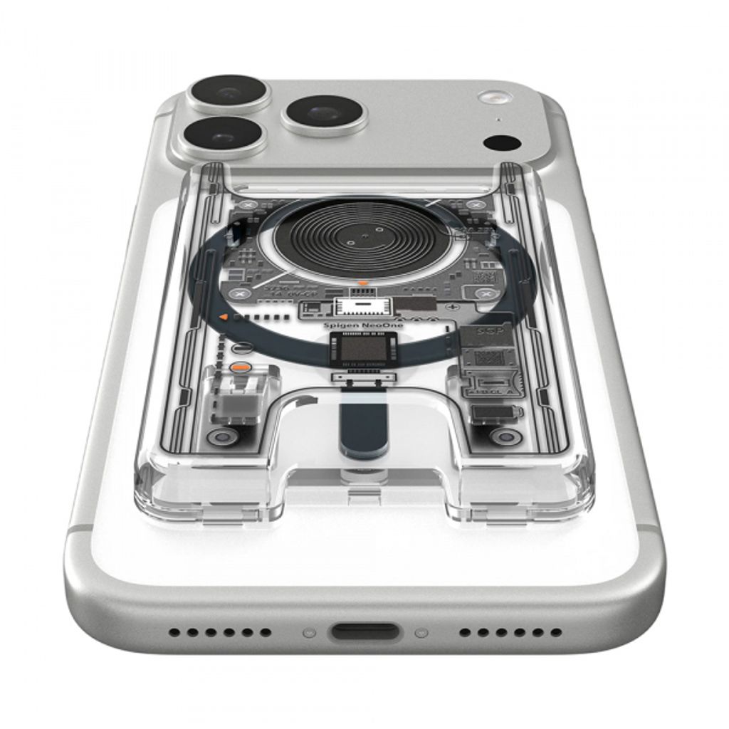 Spigen Ultra Hybrid Zero One MagSafe Lompakko - Läpinäkyvä