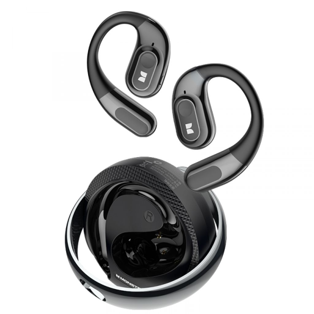 Monster AC330 in-ear høretelefoner med AI-oversættelse - sort