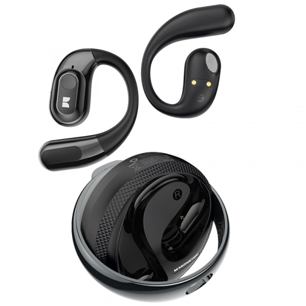 Monster AC330 in-ear høretelefoner med AI-oversættelse - sort