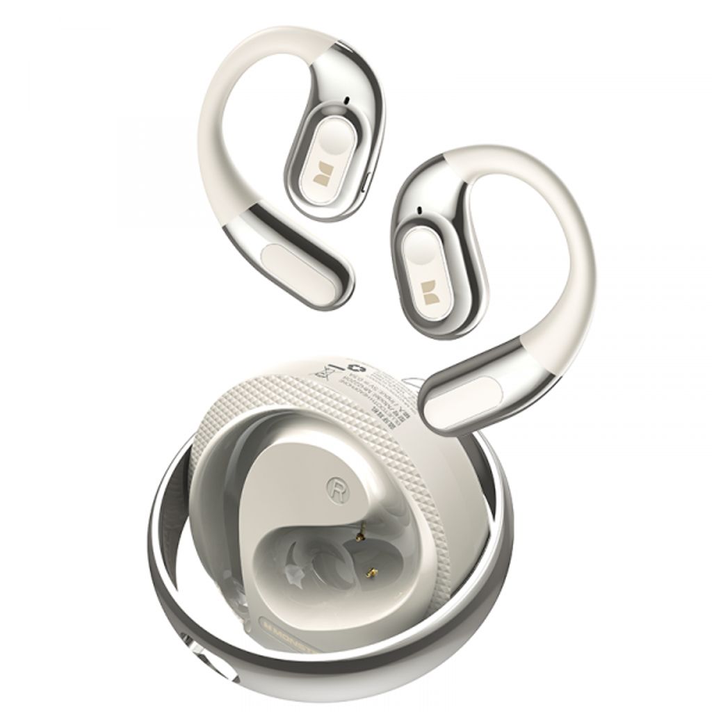 Monster AC330 in-ear høretelefoner med AI-oversættelse - hvid
