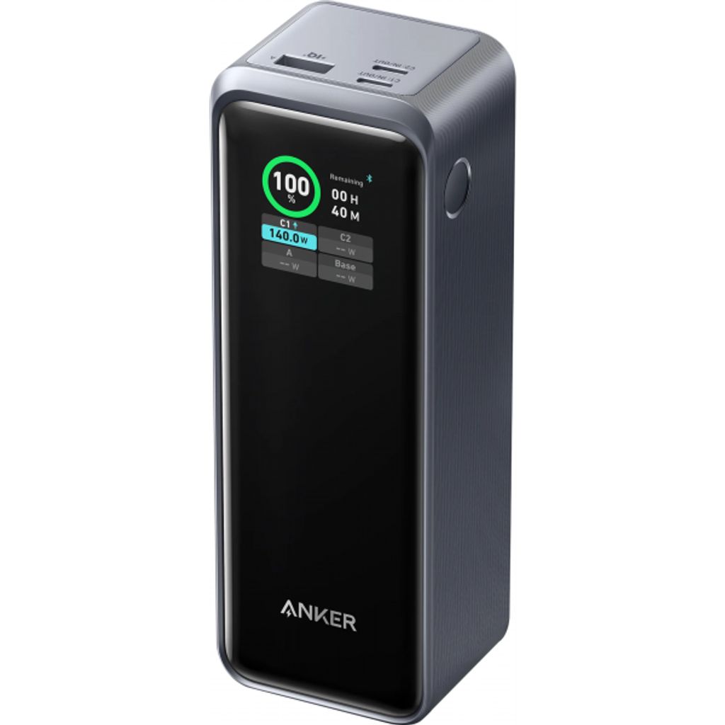Anker Prime Varavirtalähde 27650mAh 250W QC + PD - Musta