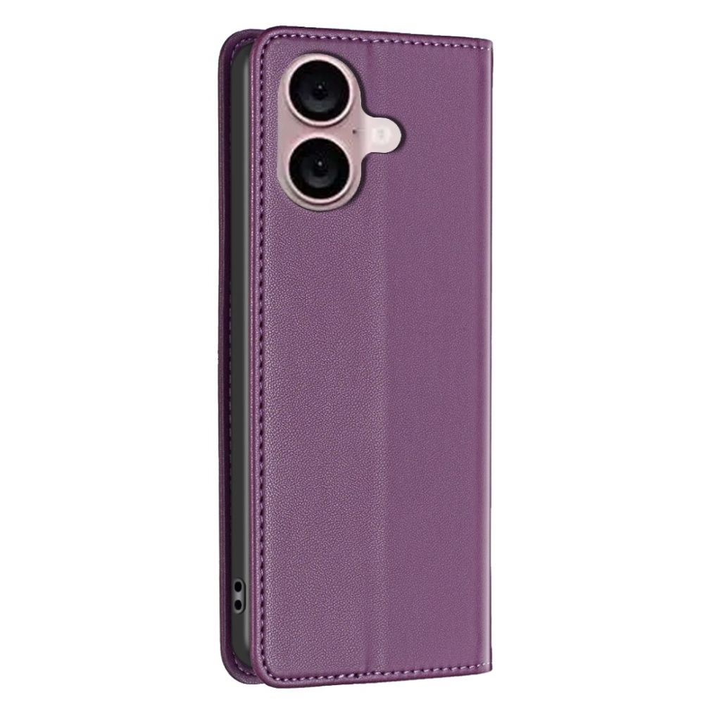 BINFEN COLOR iPhone 16 Plus Wallet Cover Magnetic – Dark Purple