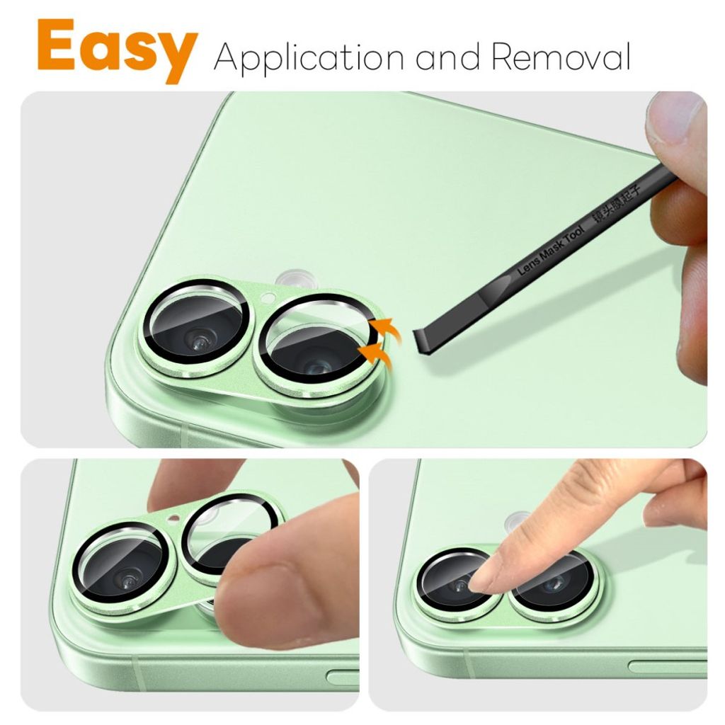 NORTHJO iPhone 17 Lens protector - Green