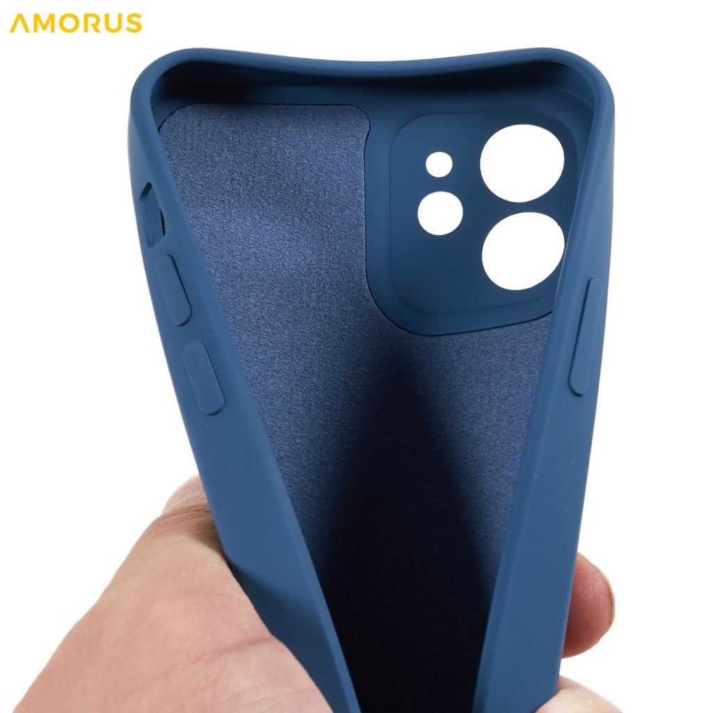 AMORUS iPhone 12 TPU Skal - Blå