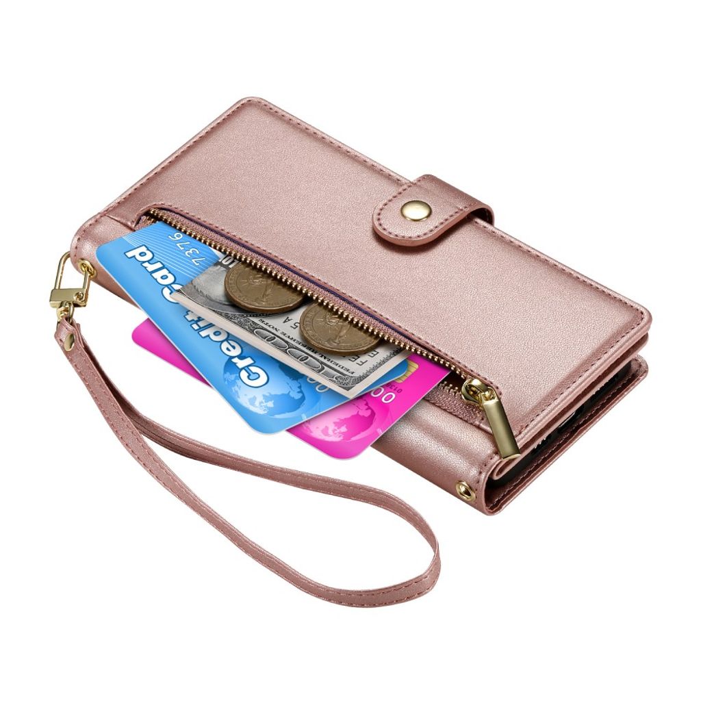 iPhone 17 Air Plånboksfodral med Bärrem - Rosa