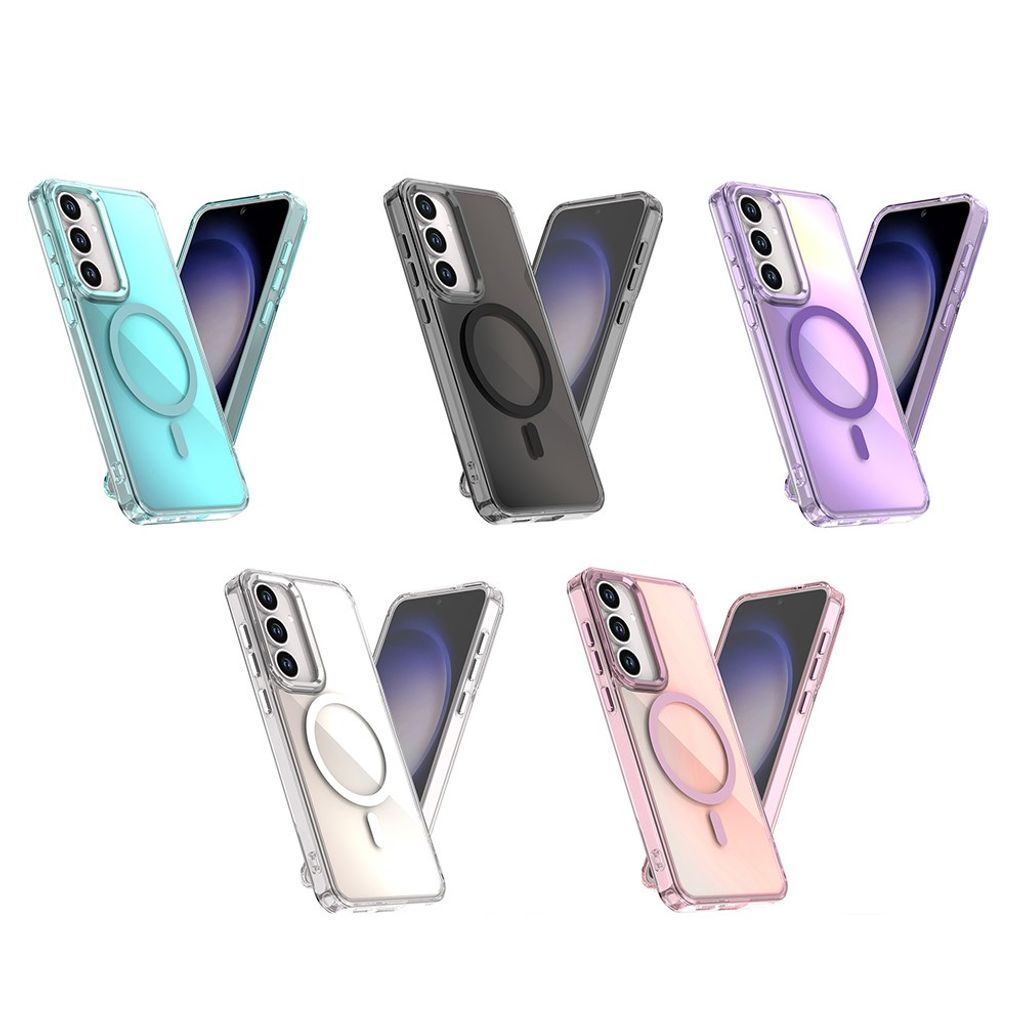 Samsung Galaxy S26 FE Magnetisk Cover Farveskiftende TPU - Sort