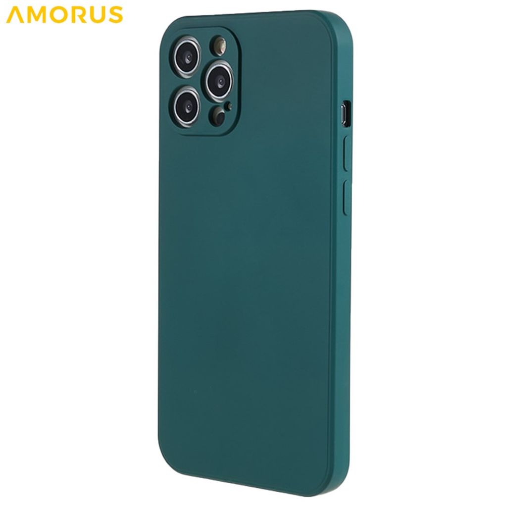 AMORUS iPhone 12 Pro Max TPU Kuori - Vihreä