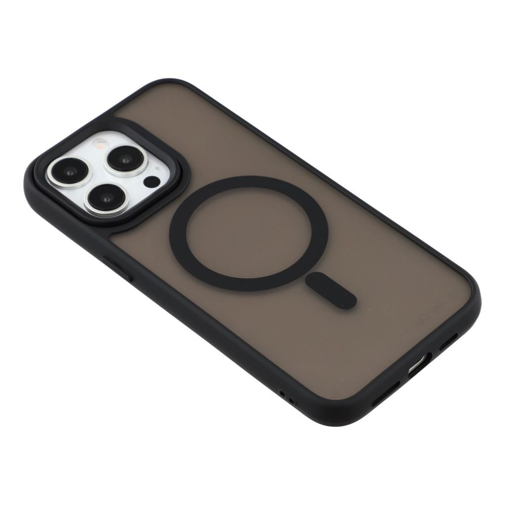 iPhone 12 Pro Max Cover MagSafe kompatibel - Sort