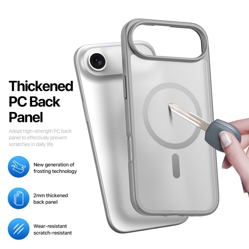 DUX DUCIS iPhone 17 Air Cover med MagSafe - Grå