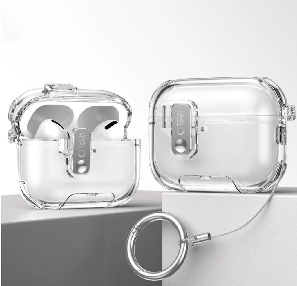 Tech-Protect Bounce Pro Skal till AirPods Pro 3 - Transparent
