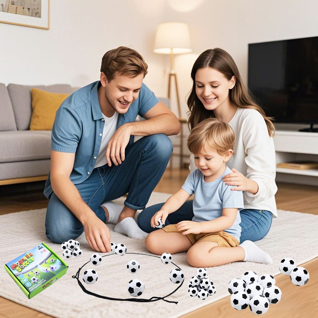 Magnetisk brætspil fodbold Puslespil strategispil