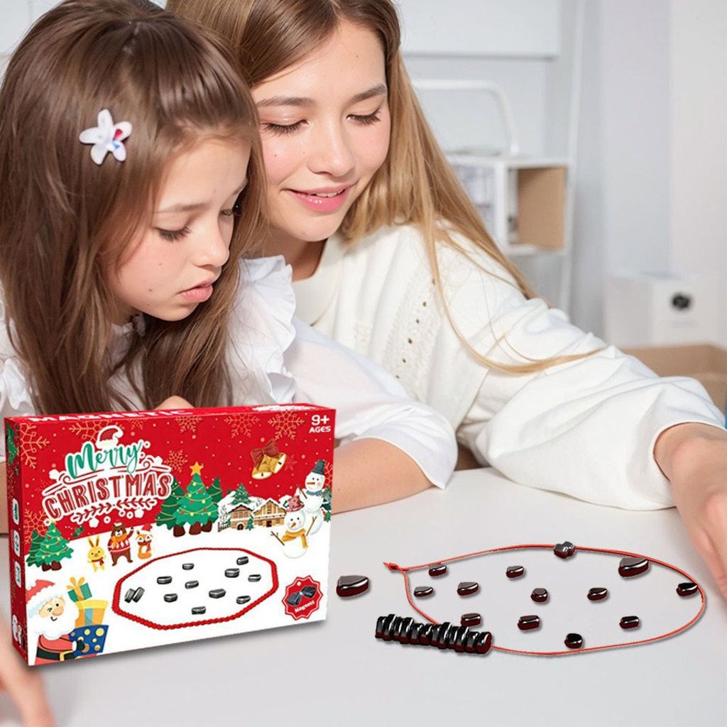 Magnetisk brætspil, puslespil, strategispil, juleversion