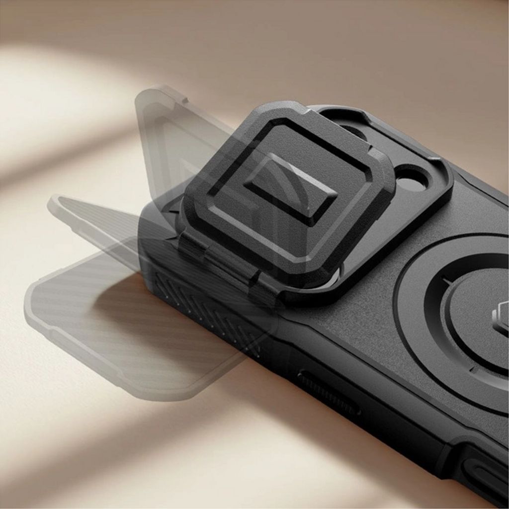 Tech-Protect Kevlar MagSafe Cover till iPhone 17 Pro Max - Sort