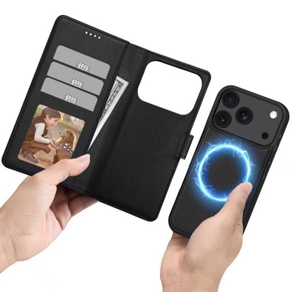 Tech-Protect MagSafe Wallet Etui till iPhone 17 Pro Max - Matte Black
