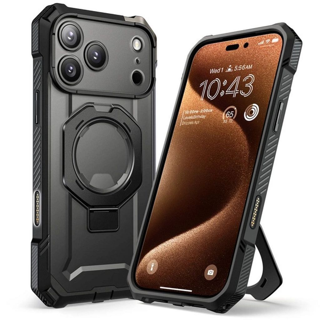 Supcase UB Grip MagSafe Skal till iPhone 17 Pro Max - Svart