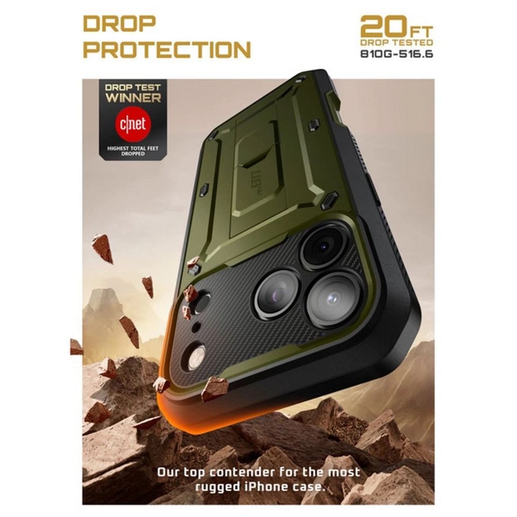 Supcase UB Pro Skal till iPhone 17 Pro Max - Grön