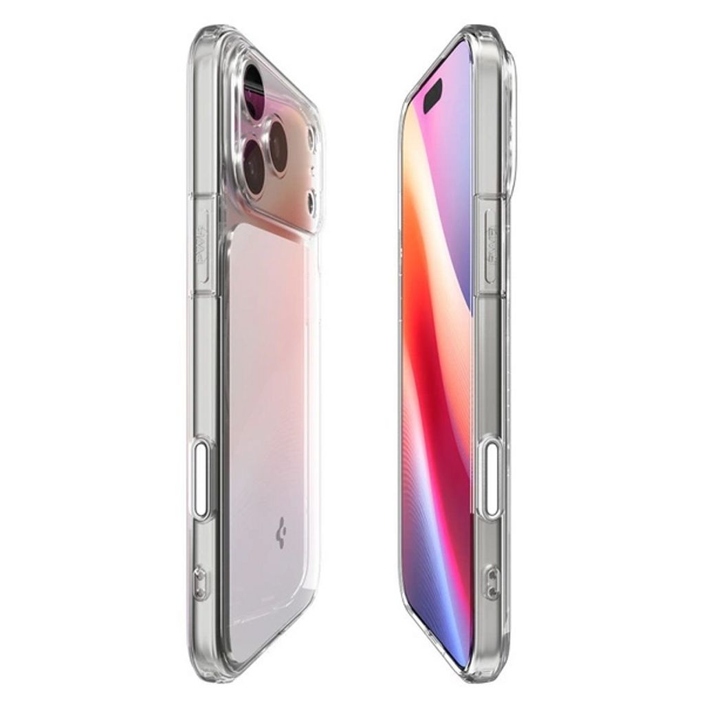 Spigen Ultra Hybrid "T" MagSafe Kuori till iPhone 17 Pro Max - Valkoinen/Läpinäkyvä
