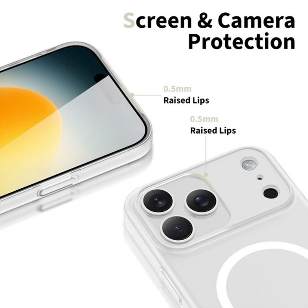 Tech-Protect MagSlim MagSafe Deksel till iPhone 17 Pro Max - Matt Hvit