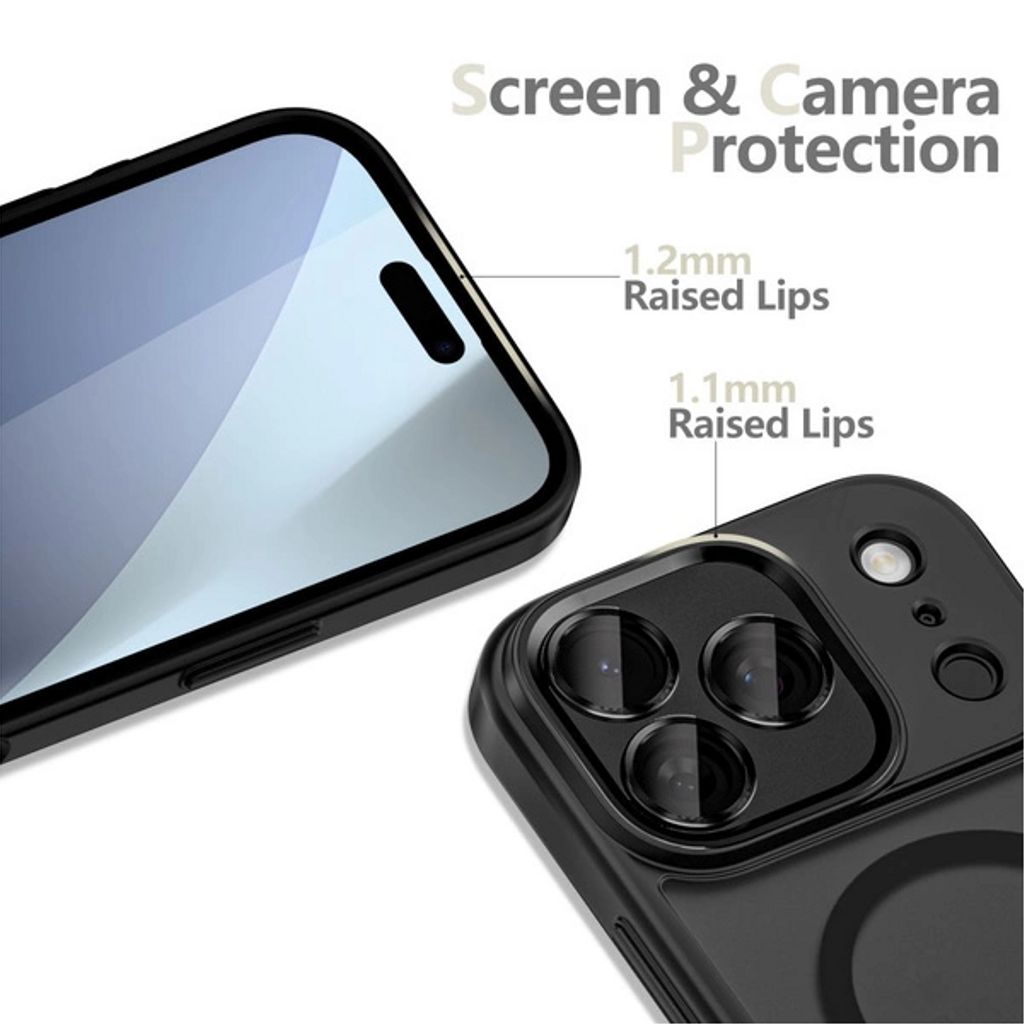 Tech-Protect MagCam MagSafe Deksel till iPhone 17 Pro Max - Matte Black